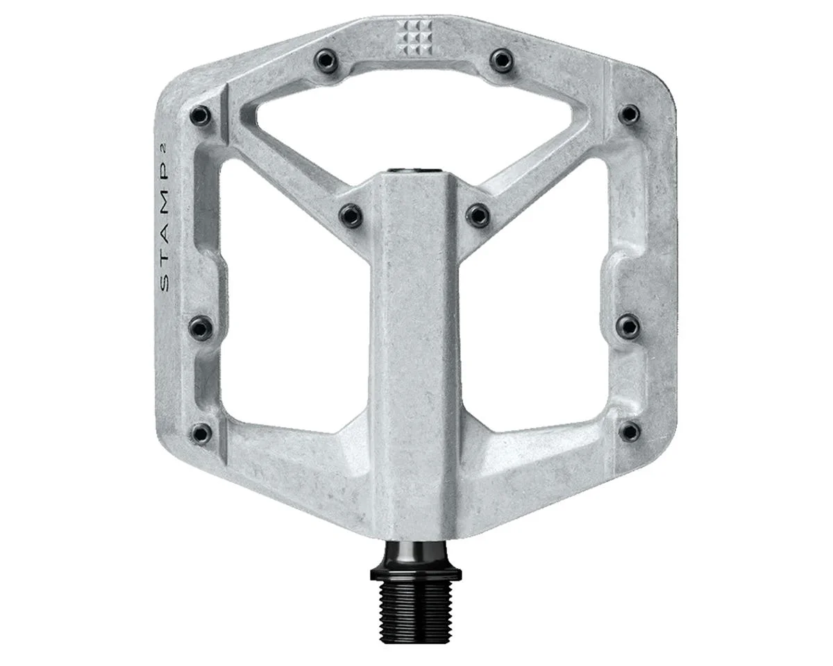 Crankbrothers Stamp 2 Platform Pedals (Raw Silver) (S)